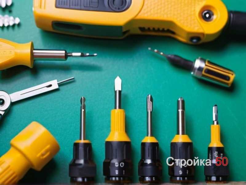 Набор отверток и бит для разных типов крепежа
