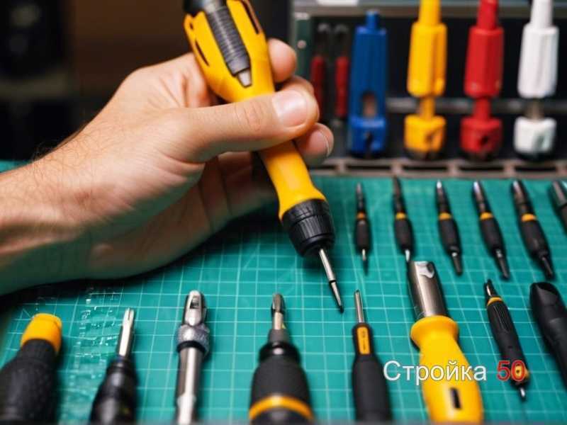 Правильное положение и захват инструмента при работе