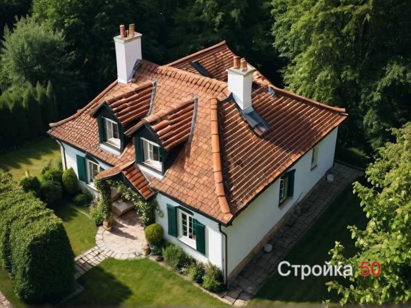 Битум, дерево и зелёные крыши