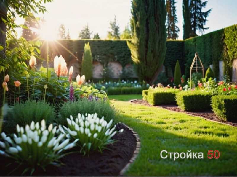 Размещение строений и малых форм