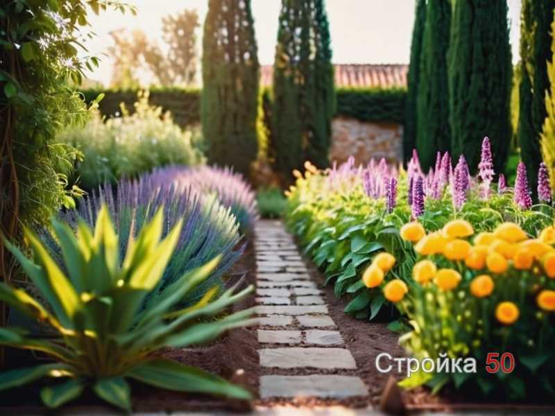 Сочетание декоративных и полезных растений для устойчивого результата