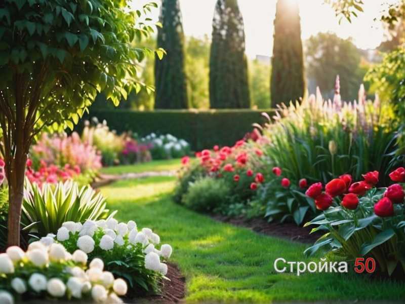 Схемы посадки кустарников с учетом угла наклона и освещенности