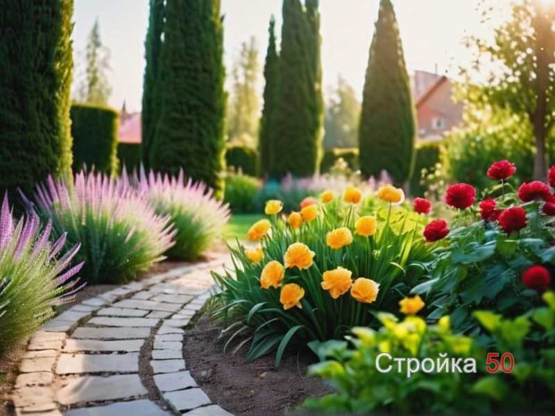 Определение границ и разметка зон на участке