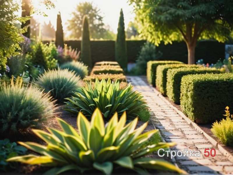 Применение натуральных материалов для дорожек и ограждений