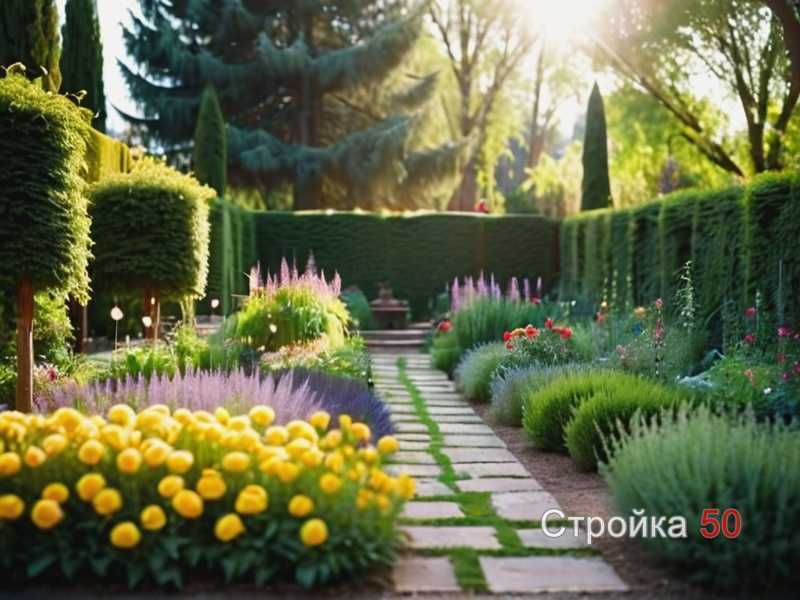 Для средней полосы хорошо подходят ель сербская, тис ягодный и можжевельник китайский. Они устойчивы к морозам и сохраняют насыщенный оттенок хвои даже под снегом. Кустарники, такие как самшит или магония падуболистная, добавляют плотности и глубины, помогая сделать зимнюю композицию выразительной без применения сезонных красок.