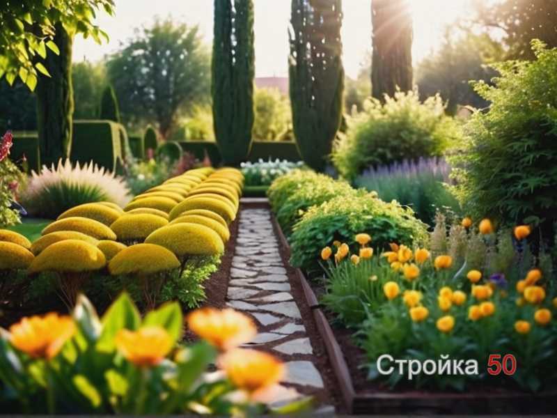 Создание ограждений и бордюров из дерева и камня