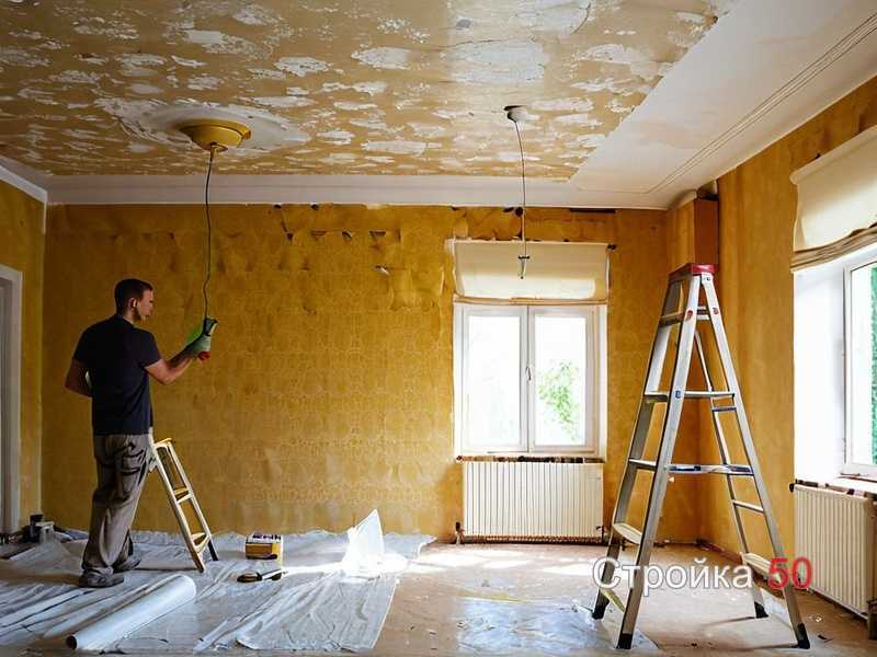 Установка направляющих профилей