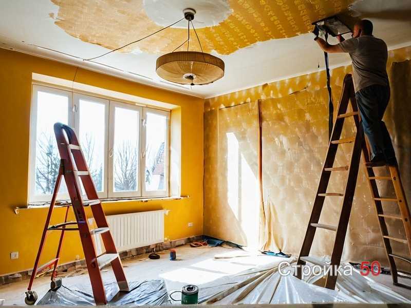 Использование крестиков и уровней для ровных швов