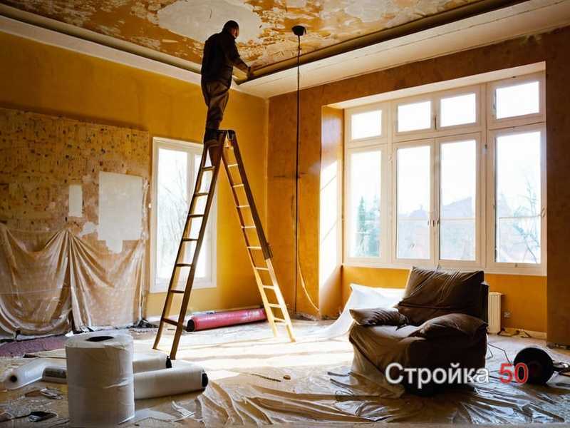 Проверка ровности и адгезии поверхности перед поклейкой