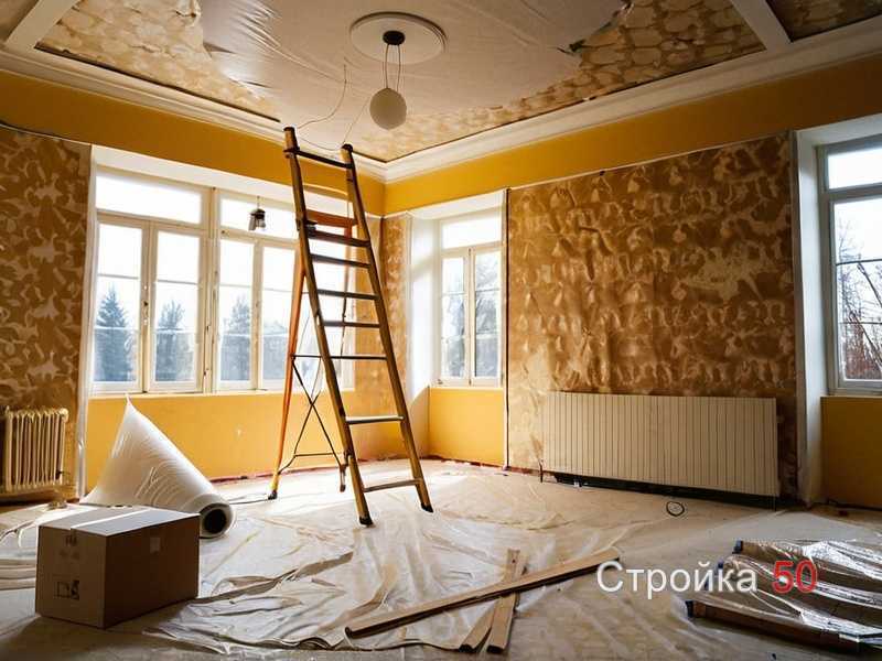 Технология покраски потолка без разводов и полос
