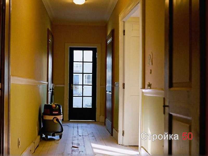 Определение уровня неровностей и установка маяков