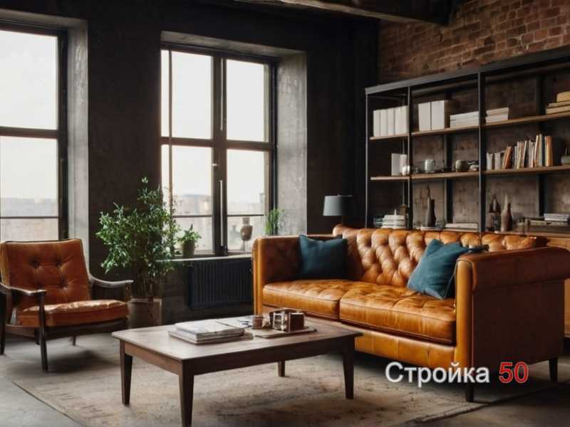 Сочетание цветов стен и мебели в винтажном стиле