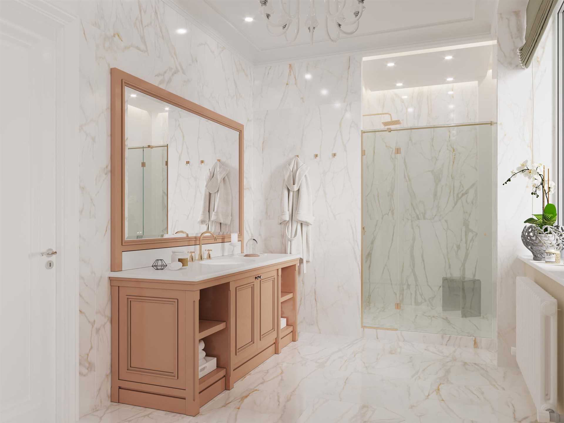 Красивая отделка ванных комнат: стиль и практичность